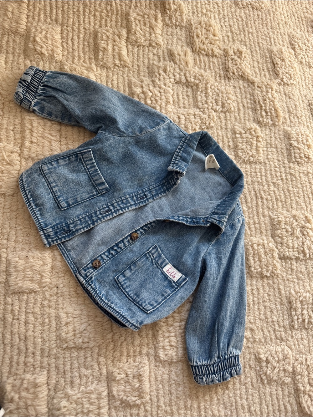 H&M  Denim Jacket - Light Blue Jean Jacket (6 months)